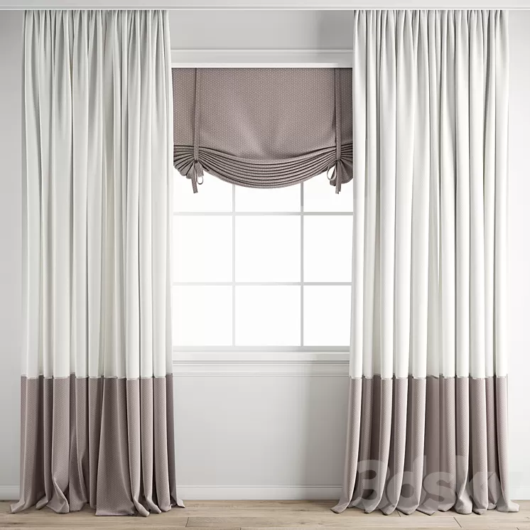 Curtain 657 3D Model Free Download