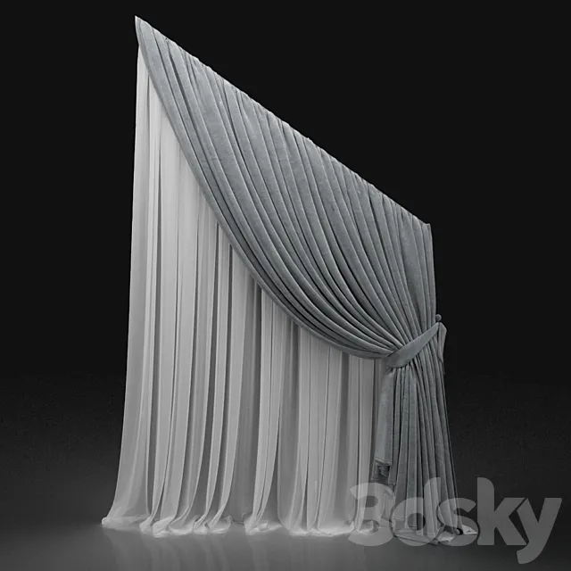 Curtain 659 3D Model Curtain 659 3D Model