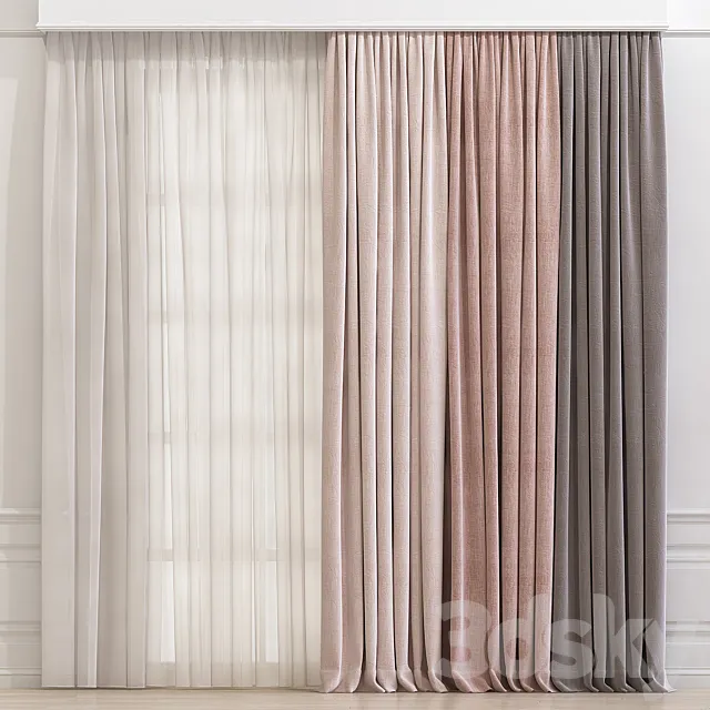 Curtain 659 3D Model Curtain 659 3D Model
