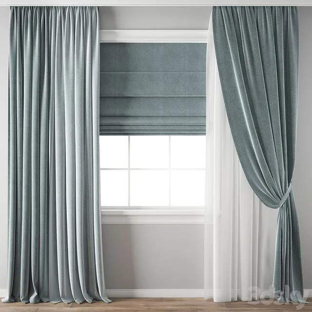 Curtain 664 3D Model Curtain 664 3D Model