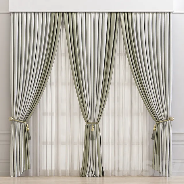 Curtain 666 3D Model Curtain 666 3D Model