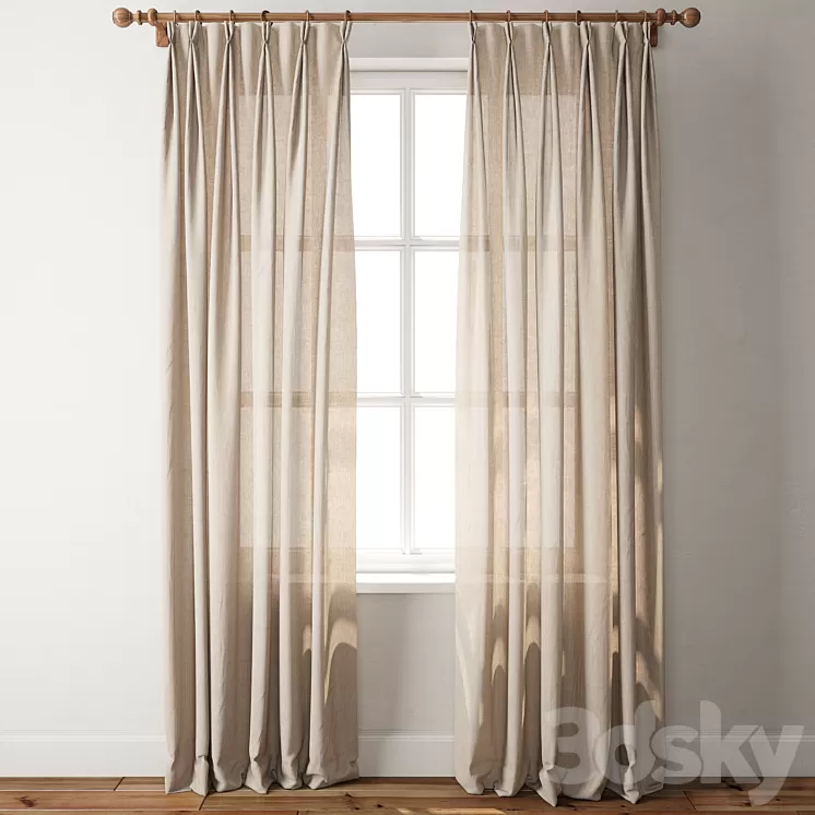 Curtain 67 3D Model