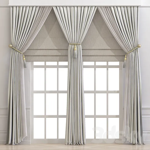 Curtain 675 3D Model Curtain 675 3D Model