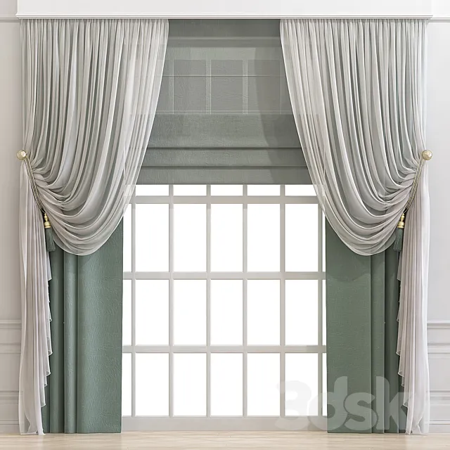 Curtain 677 3D Model Curtain 677 3D Model