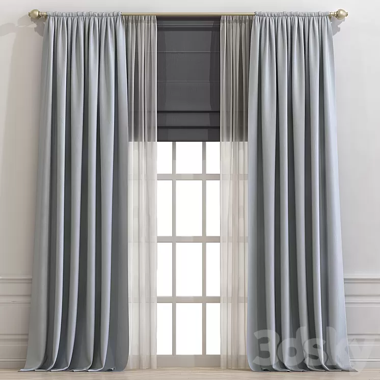 Curtain 681 3D Model Curtain 681 3D Model