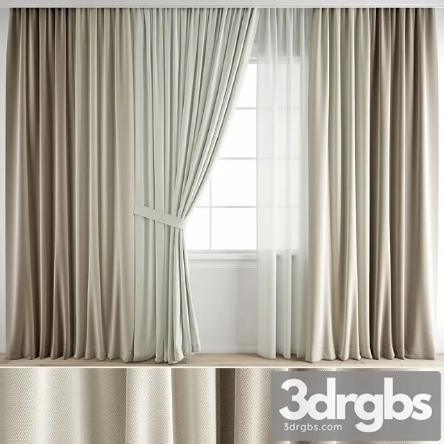 Curtain 685 3D Model Download