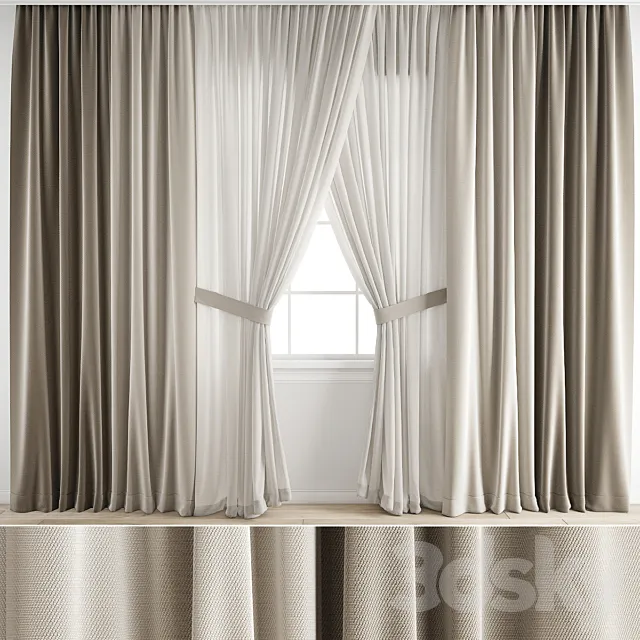 Curtain 687 3D Model