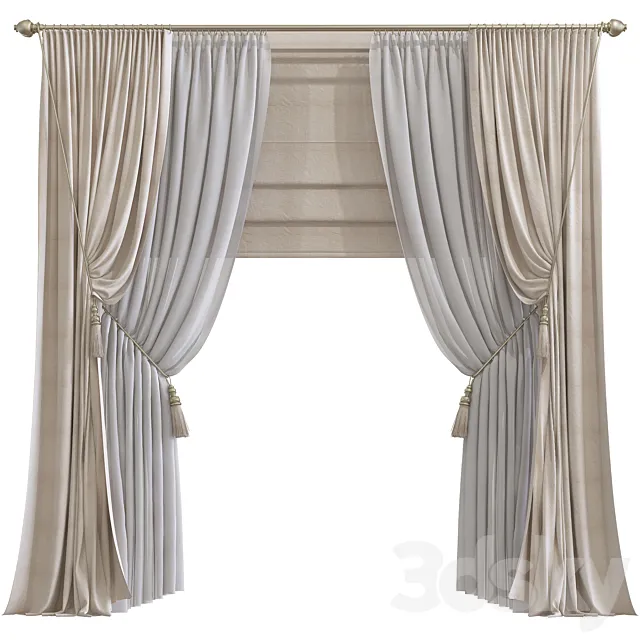 Curtain #687 3D Model Curtain #687 3D Model