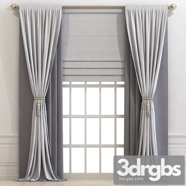 Curtain 688 3D Model Download