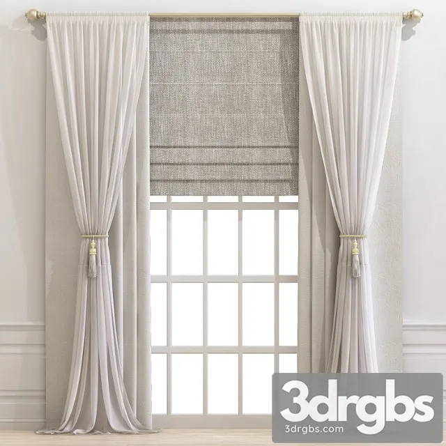 Curtain 689 3D Model Download
