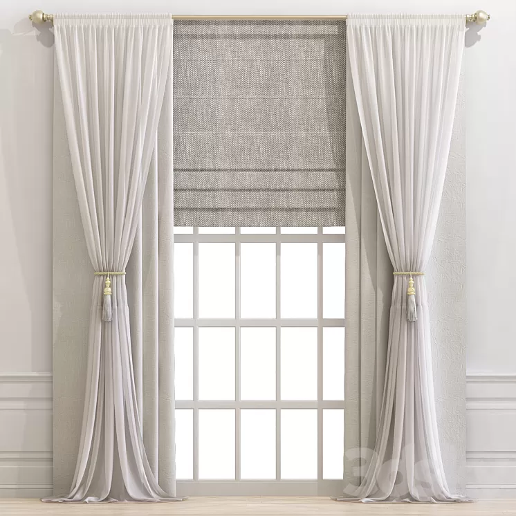 Curtain 689 3D Model Curtain 689 3D Model