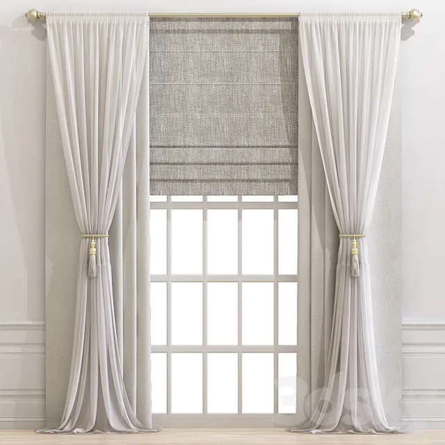 Curtain 689 3D Model Curtain 689 3D Model