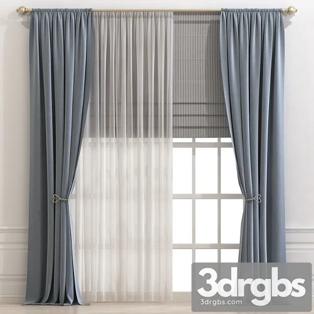 Curtain 691 3D Model Download