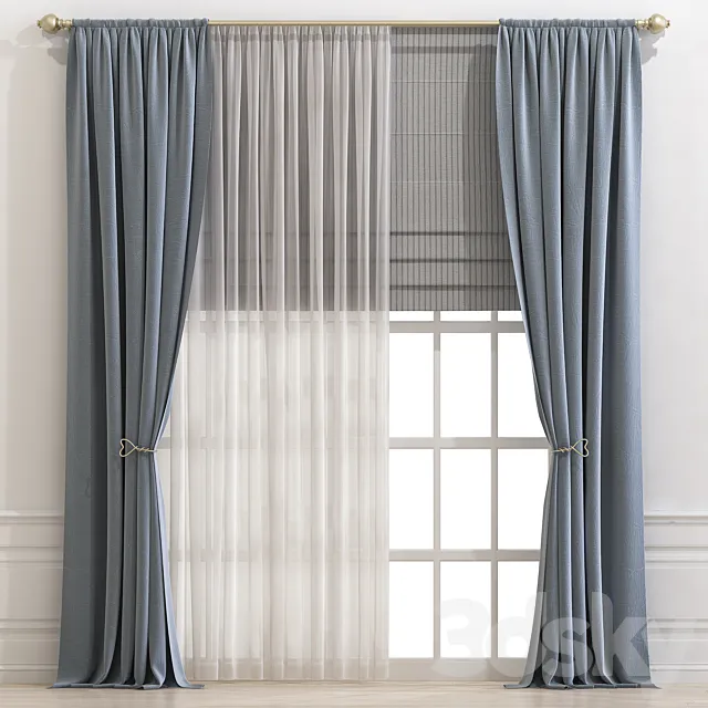 Curtain 691 3D Model Curtain 691 3D Model