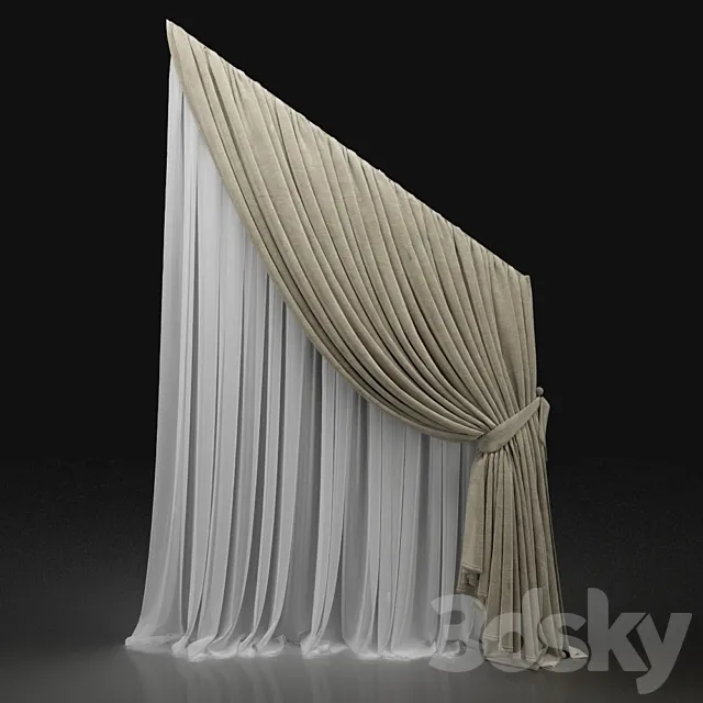 Curtain 694 3D Model Curtain 694 3D Model
