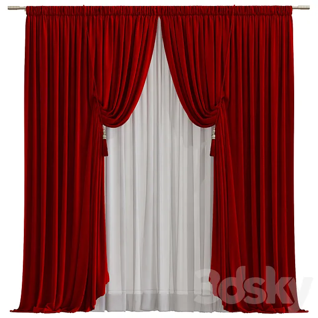 Curtain #699 3D Model Curtain #699 3D Model