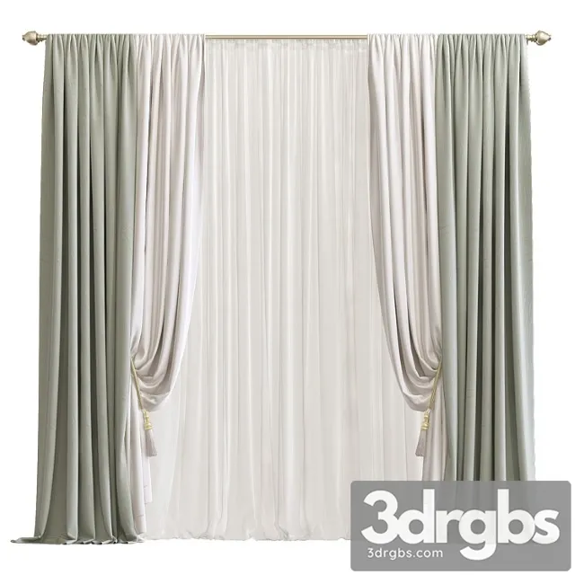 Curtain 704 3D Model Download
