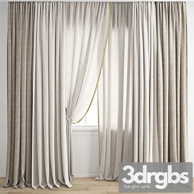 Curtain 712 1 3D Model Download