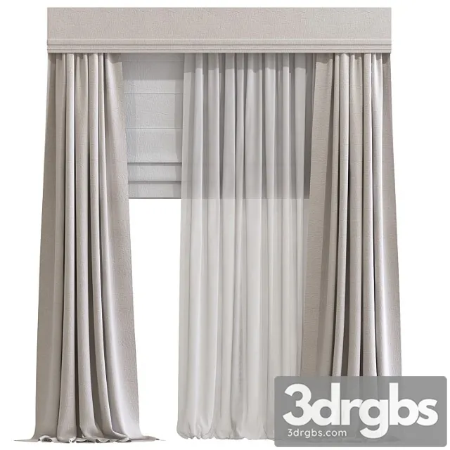 Curtain 717 3D Model Download