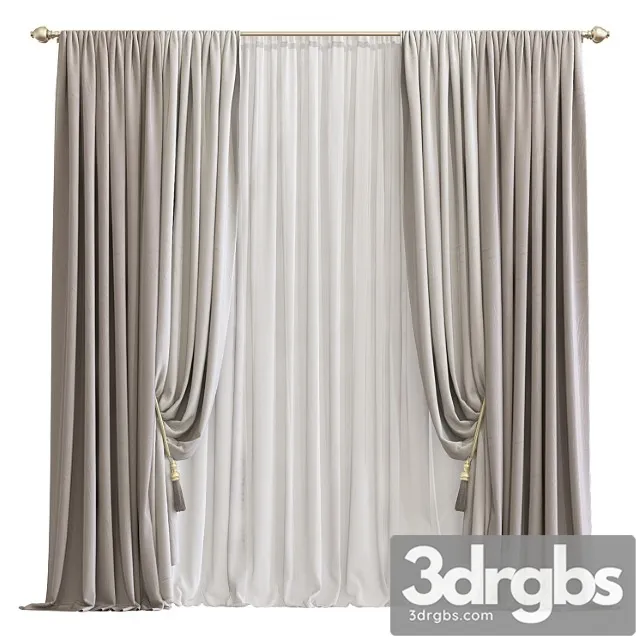 Curtain 723 3D Model Download