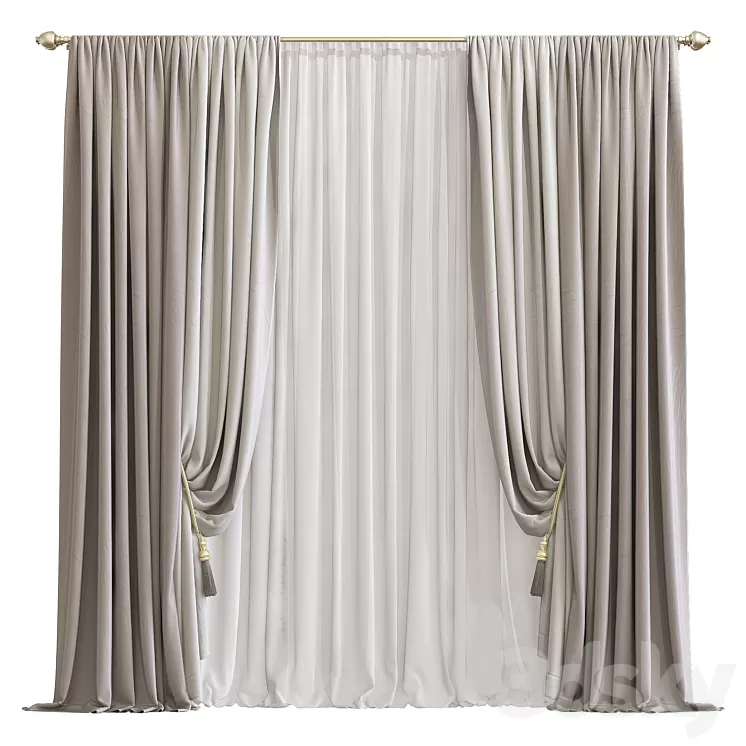 Curtain 723 3D Model Curtain 723 3D Model