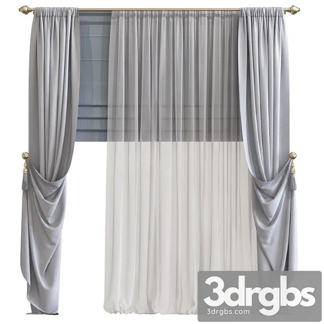 Curtain 731 3D Model Download
