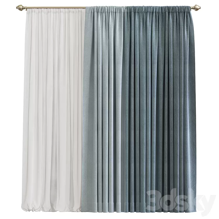 Curtain 739 3D Model Curtain 739 3D Model