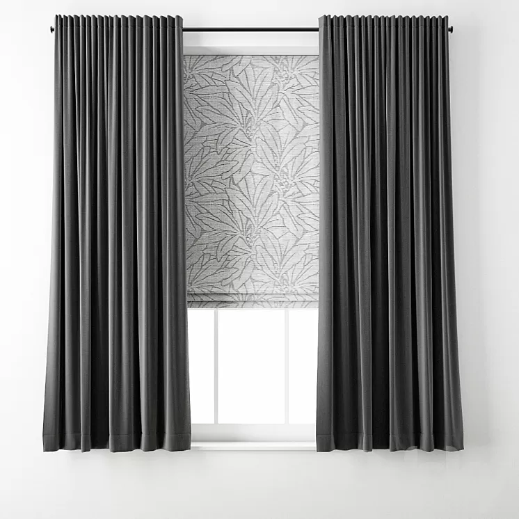 Curtain 74 3D Model Curtain 74 3D Model