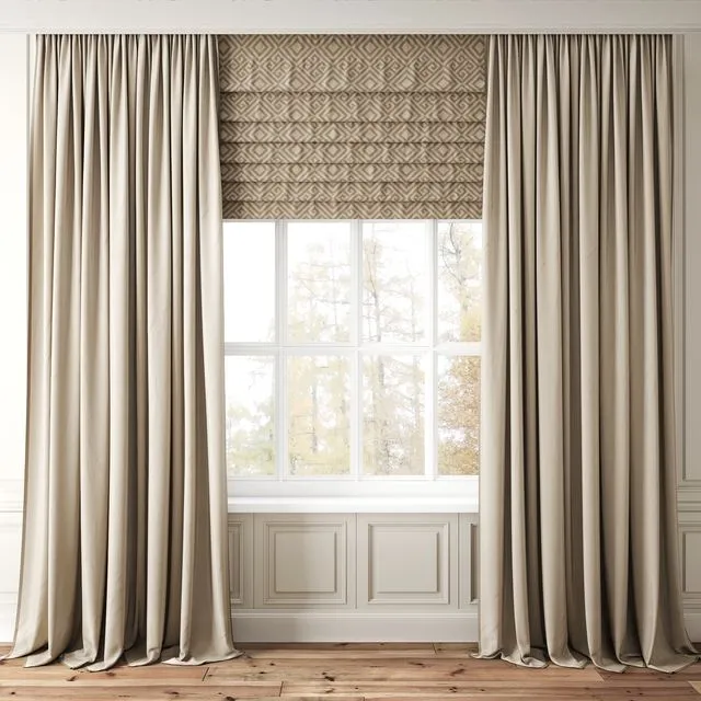 Curtain 75 3D Model