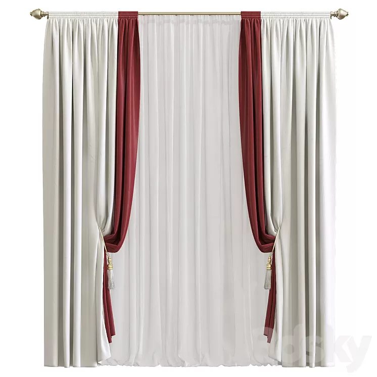 Curtain 759 3D Model Curtain 759 3D Model