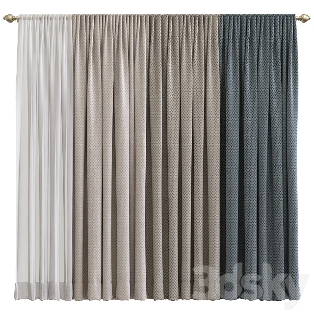 Curtain 794 3D Model Curtain 794 3D Model