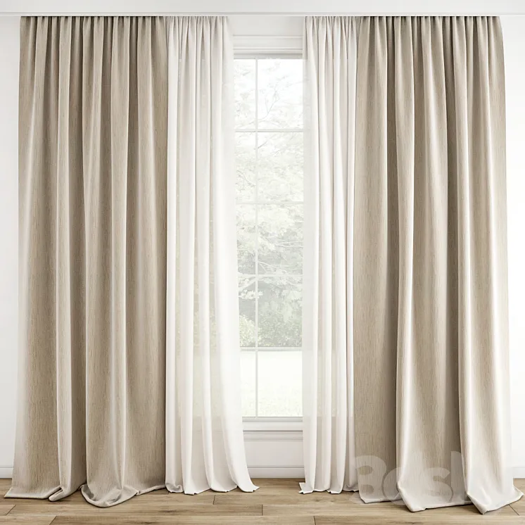 Curtain 797 3D Model Free Download