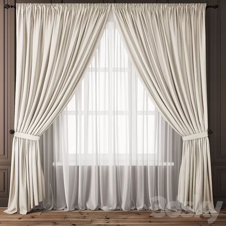Curtain 81 3D Model