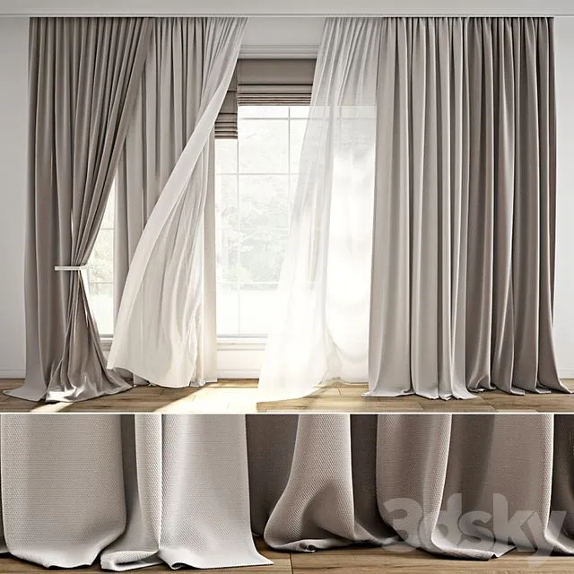 Curtain 817 3D Model Curtain 817 3D Model
