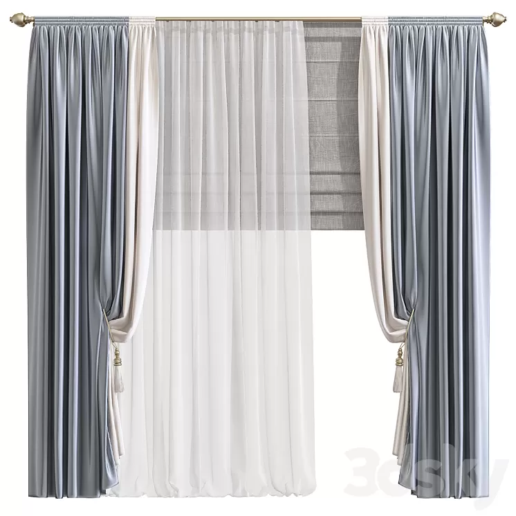 Curtain 819 3D Model Curtain 819 3D Model