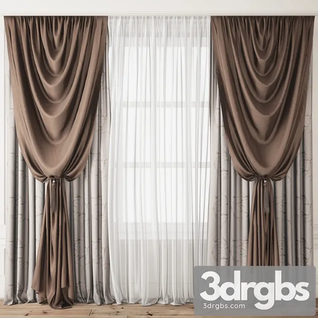 Curtain 82 3D Model Download
