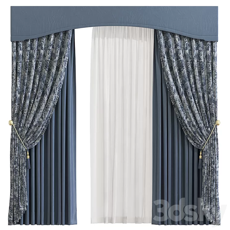 Curtain 826 3D Model Curtain 826 3D Model