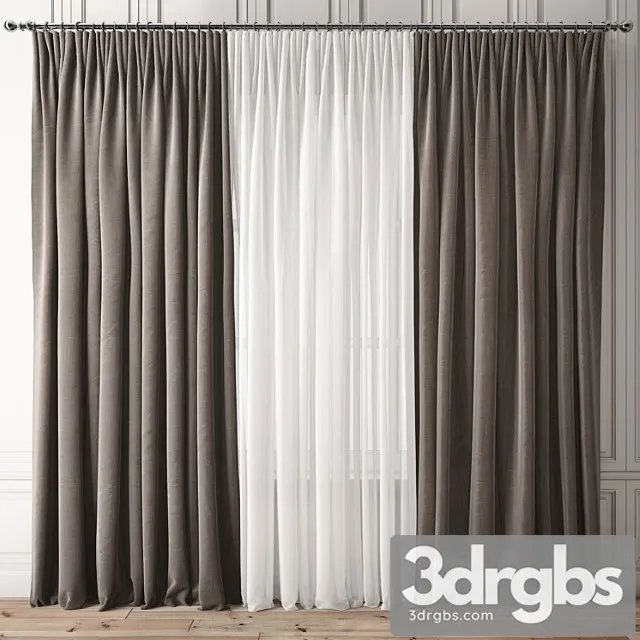 Curtain 83 3D Model Download