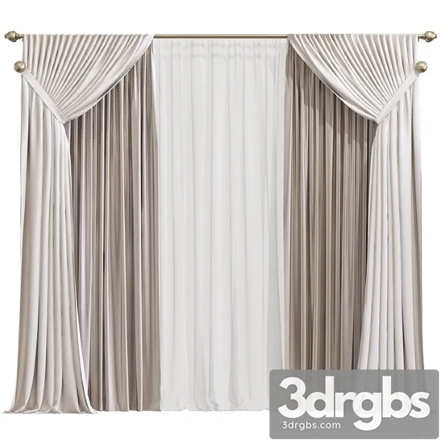 Curtain 830 3D Model Download