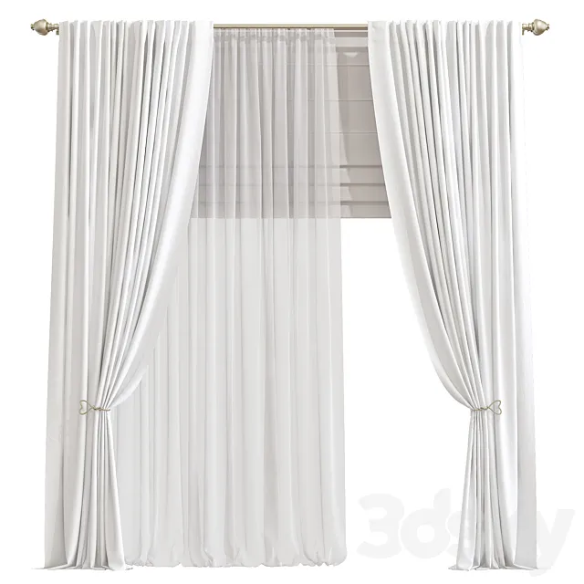 Curtain 835 3D Model Curtain 835 3D Model