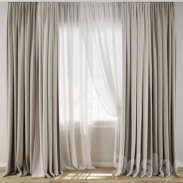 Curtain 839 3D Model Curtain 839 3D Model
