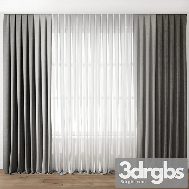 Curtain 84 3D Model Download