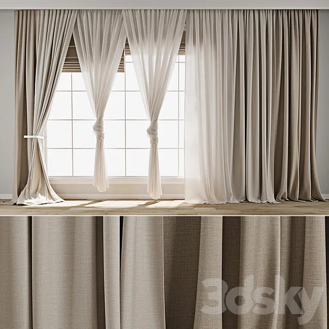 Curtain 843 3D Model Curtain 843 3D Model