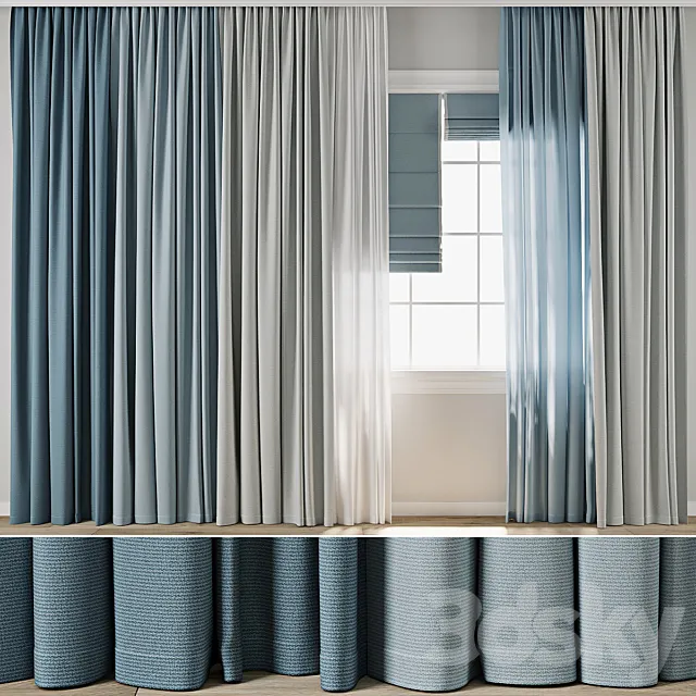 Curtain 849 3D Model Curtain 849 3D Model
