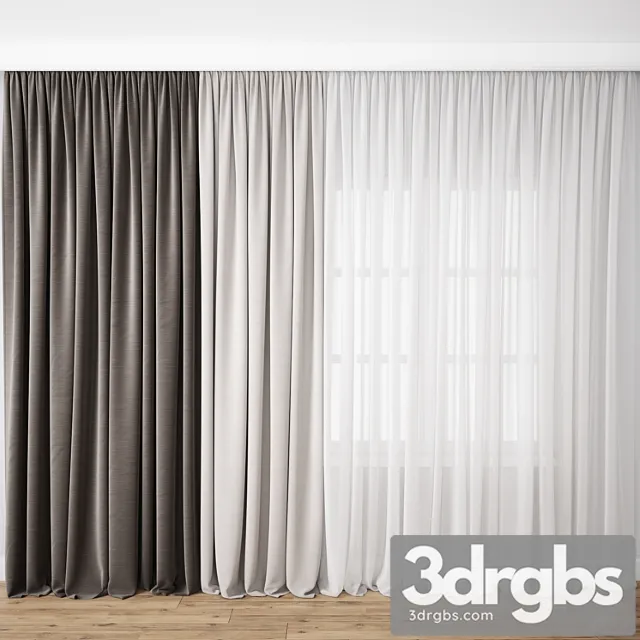 Curtain 86 3D Model Download