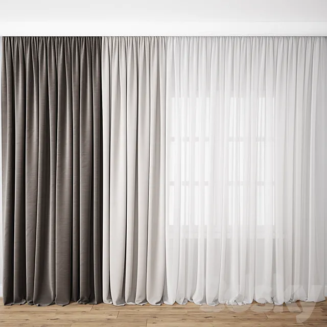 Curtain 86 3D Model Curtain 86 3D Model