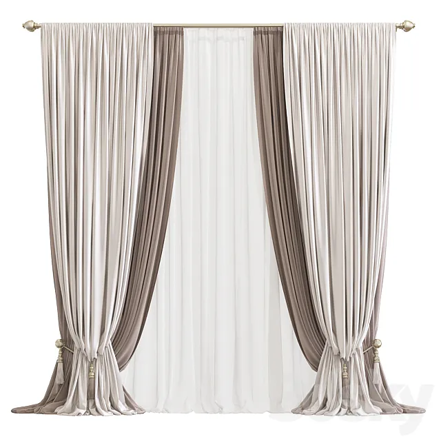 Curtain 861 3D Model