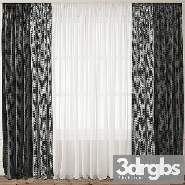 Curtain 87 2 3D Model Download