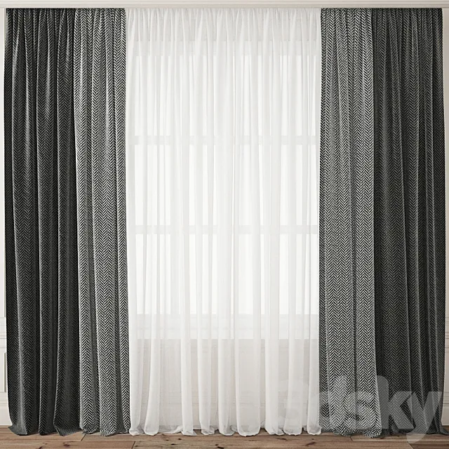 Curtain 87 3D Model Curtain 87 3D Model