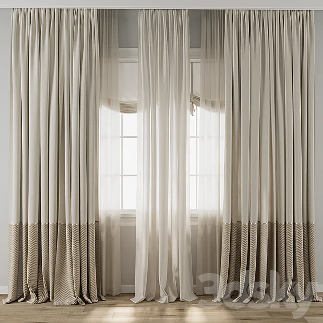 Curtain 878 3D Model
